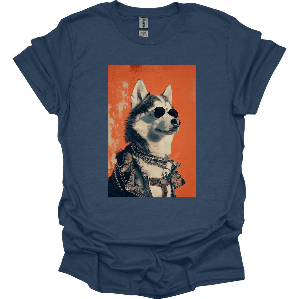 Siberian Husky - Punk Dog T-Shirt