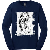 Siberian Husky - Running Dog Long Sleeve