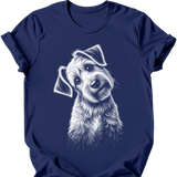 Soft Coated Wheaten - Tilted Dog T-Shirt