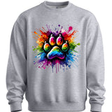 Splatter Paint Paw Sweater
