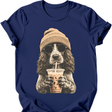 Sprocker - Hipster Dog T-Shirt