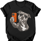 Staffordshire Bull Terrier - Selfie Dog T-Shirt