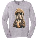 Staffordshire Pit Bull - Hipster Dog Long Sleeve