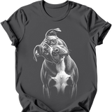 Staffordshire Pit Bull - Tilted Dog T-Shirt