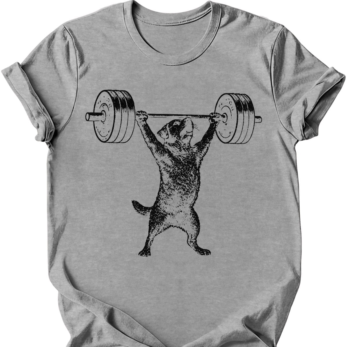 Strong Dog T-Shirt - Sport Grey