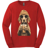 Vizsla - Hipster Dog Long Sleeve