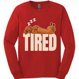 Vizsla - Tired Dog Long Sleeve