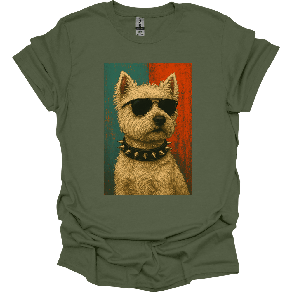 West Highland White Terrier - Punk Dog T-Shirt