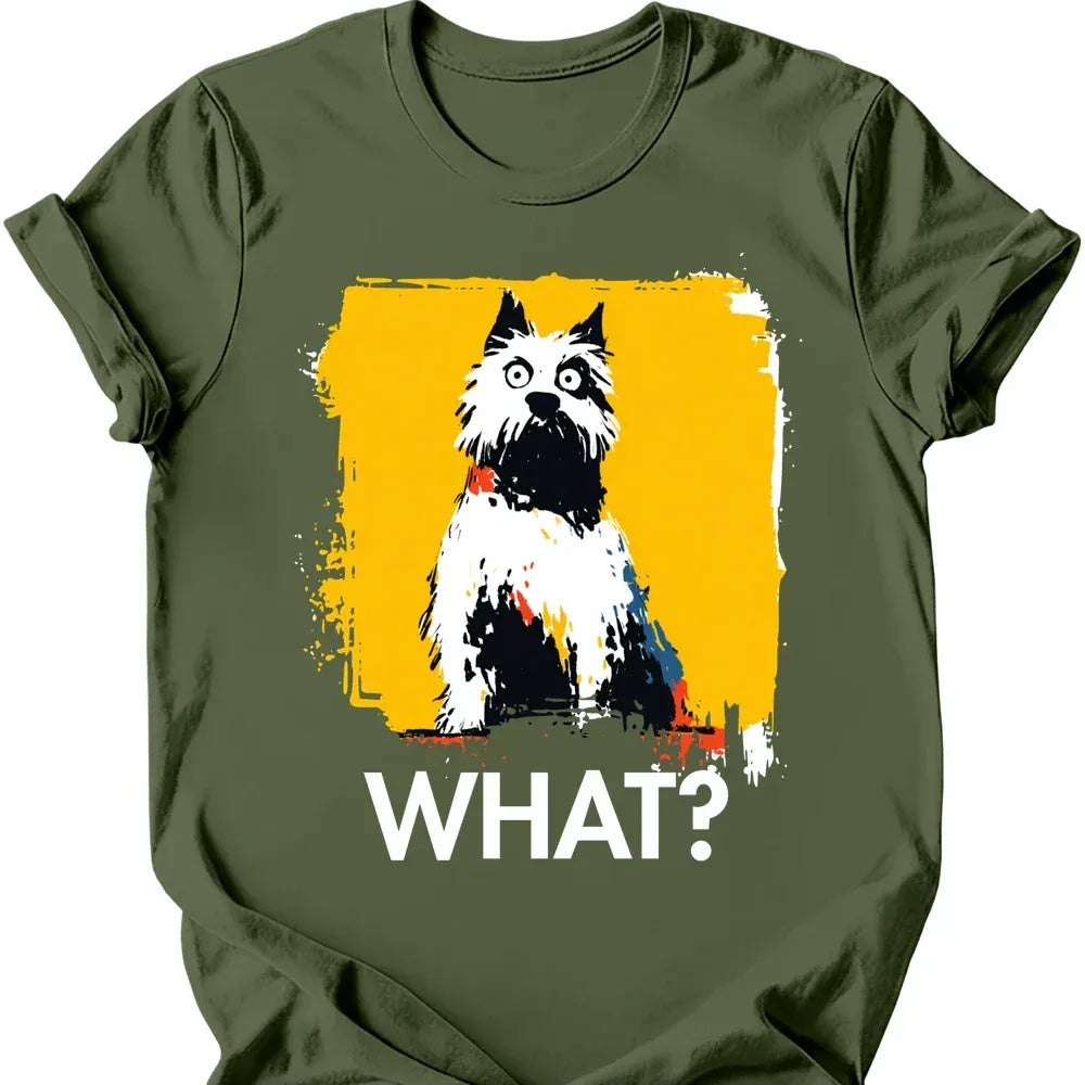West Highland White Terrier what tee military green