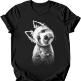 West Highland White Terrier - Tilted Dog T-Shirt