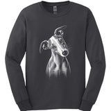 Whippet - Tilted Dog Long Sleeve