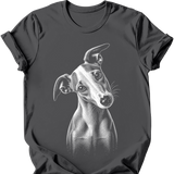 Whippet - Tilted Dog T-Shirt