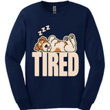 Wire Haired Fox Terrier - Tired Dog Long Sleeve