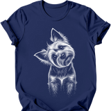 Yorkshire Terrier - Tilted Dog T-Shirt