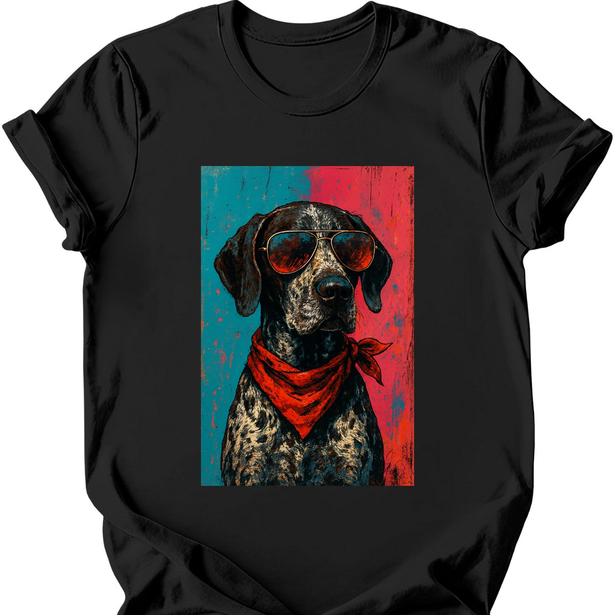 German Shorthaired Pointer - Punk Dog T-Shirt
