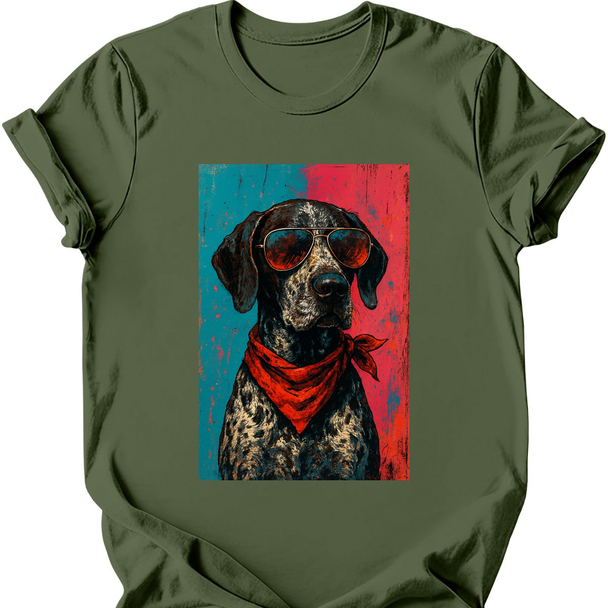 German Shorthaired Pointer - Punk Dog T-Shirt