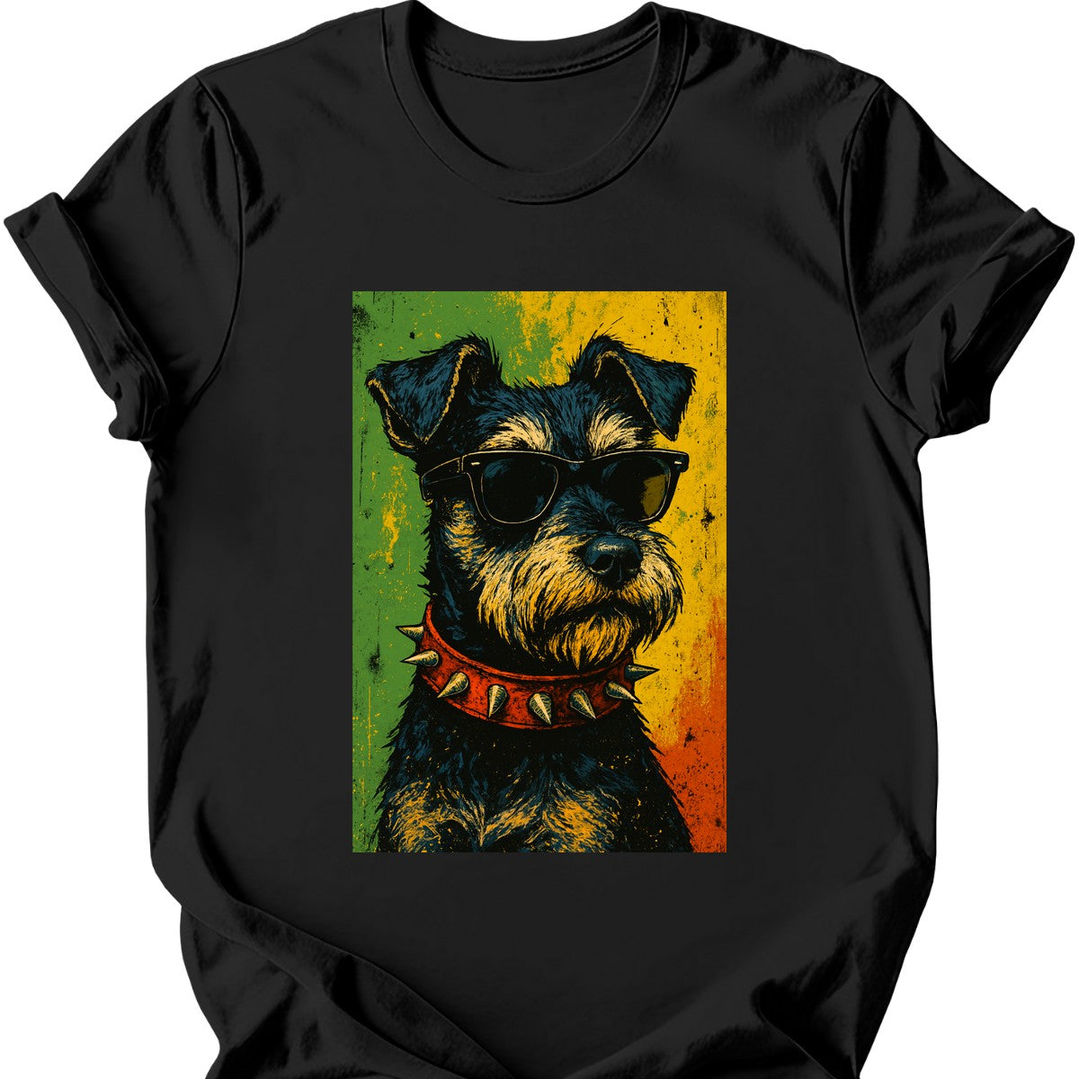 Miniature Schnauzer - Punk Dog T-Shirt