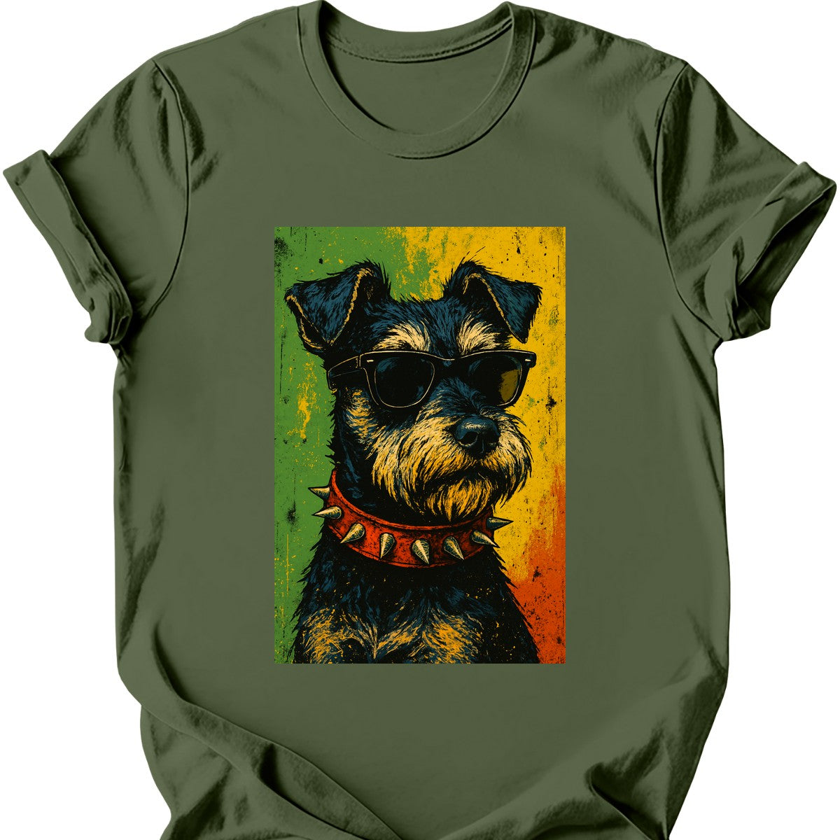 Miniature Schnauzer - Punk Dog T-Shirt