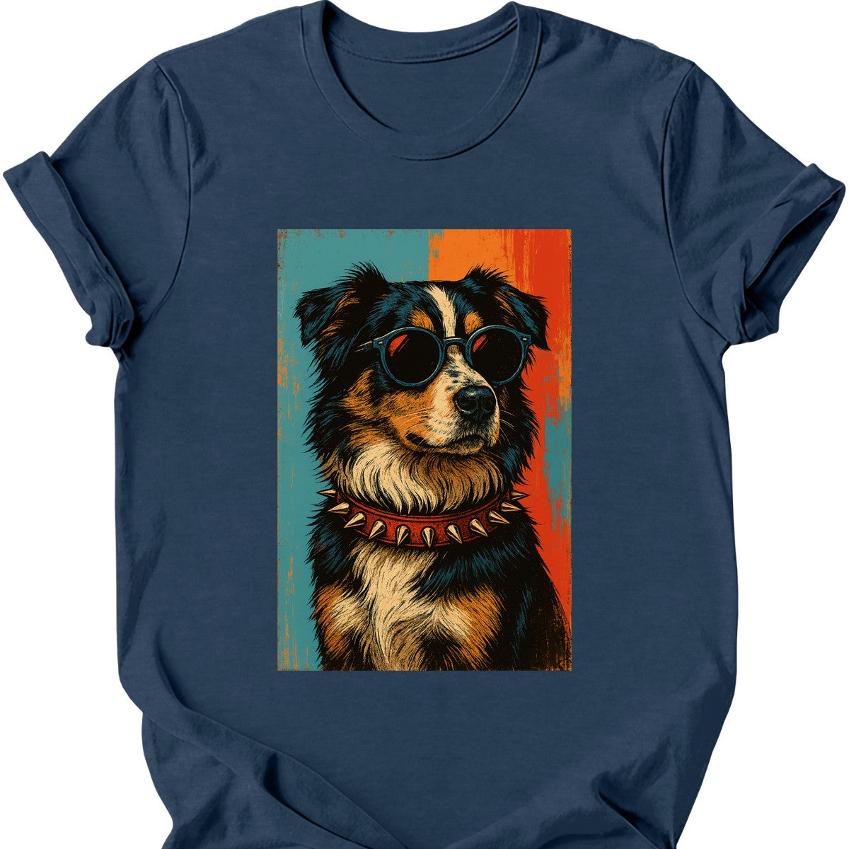 Australian Shepherd - Punk Dog T-Shirt