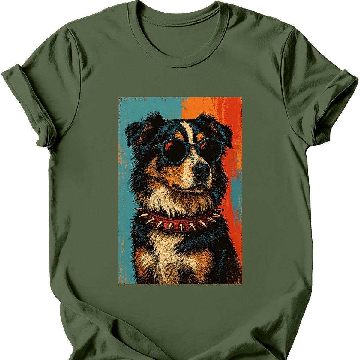 Australian Shepherd - Punk Dog T-Shirt