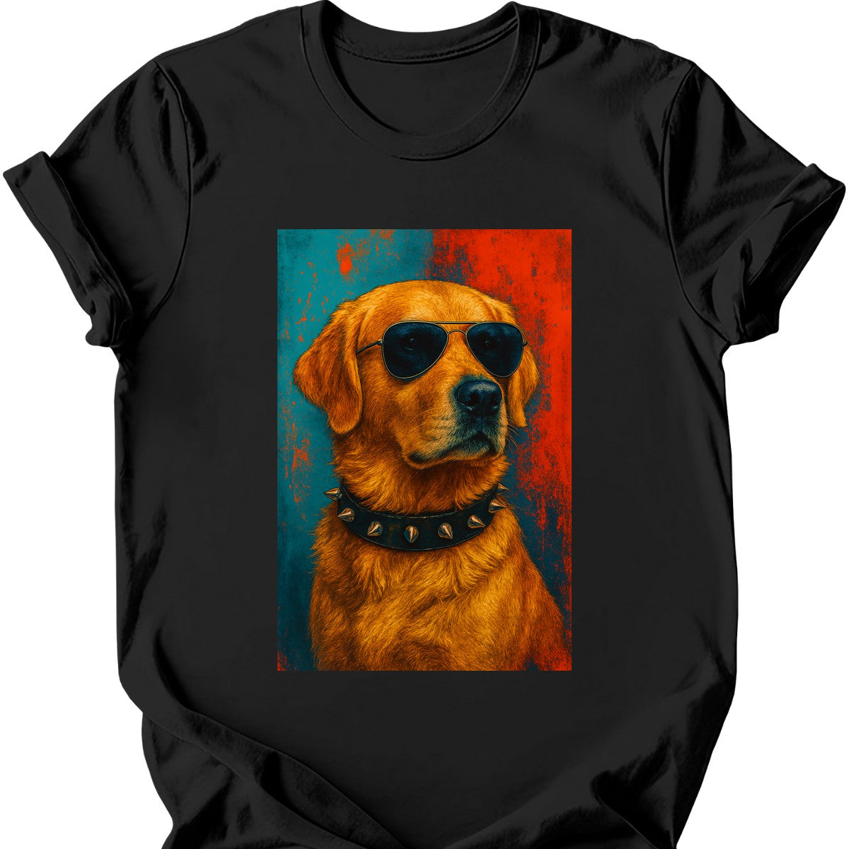 Golden Retriever - Punk Dog T-Shirt
