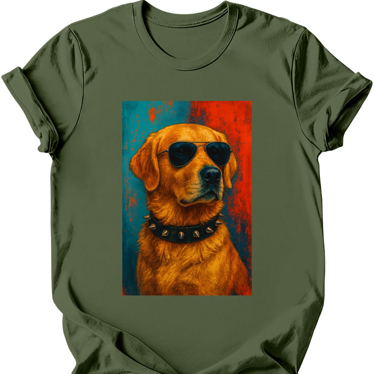 Golden Retriever - Punk Dog T-Shirt