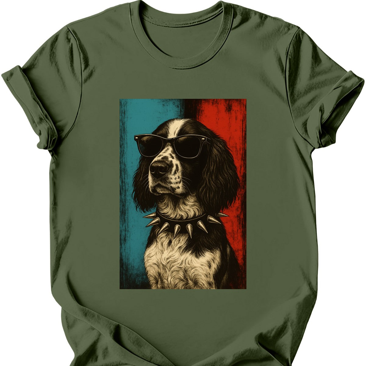 English Springer Spaniel - Punk Dog T-Shirt