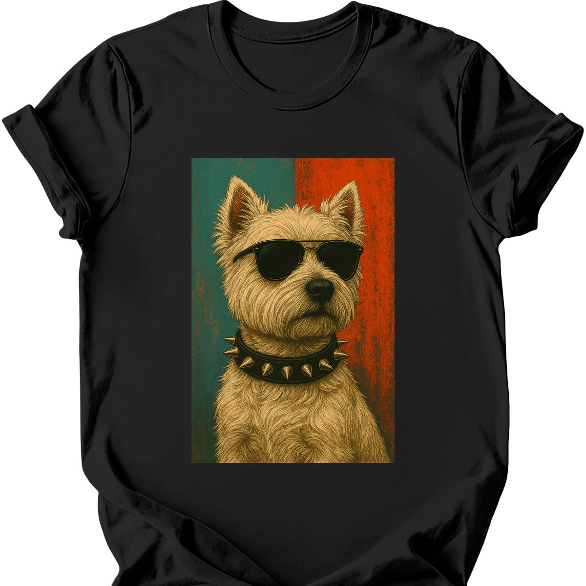 West Highland White Terrier - Punk Dog T-Shirt