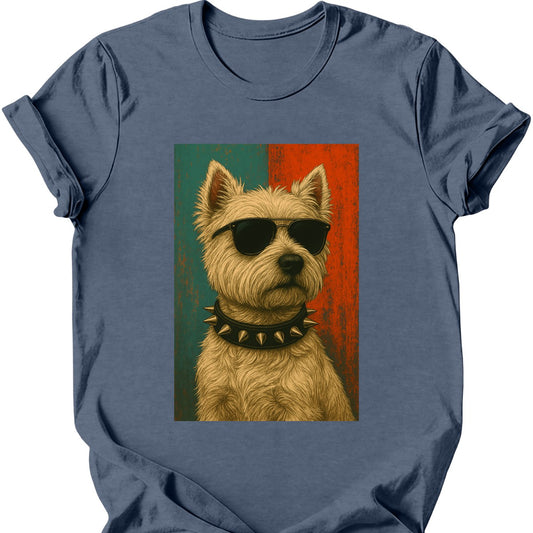 West Highland White Terrier - Punk Dog T-Shirt