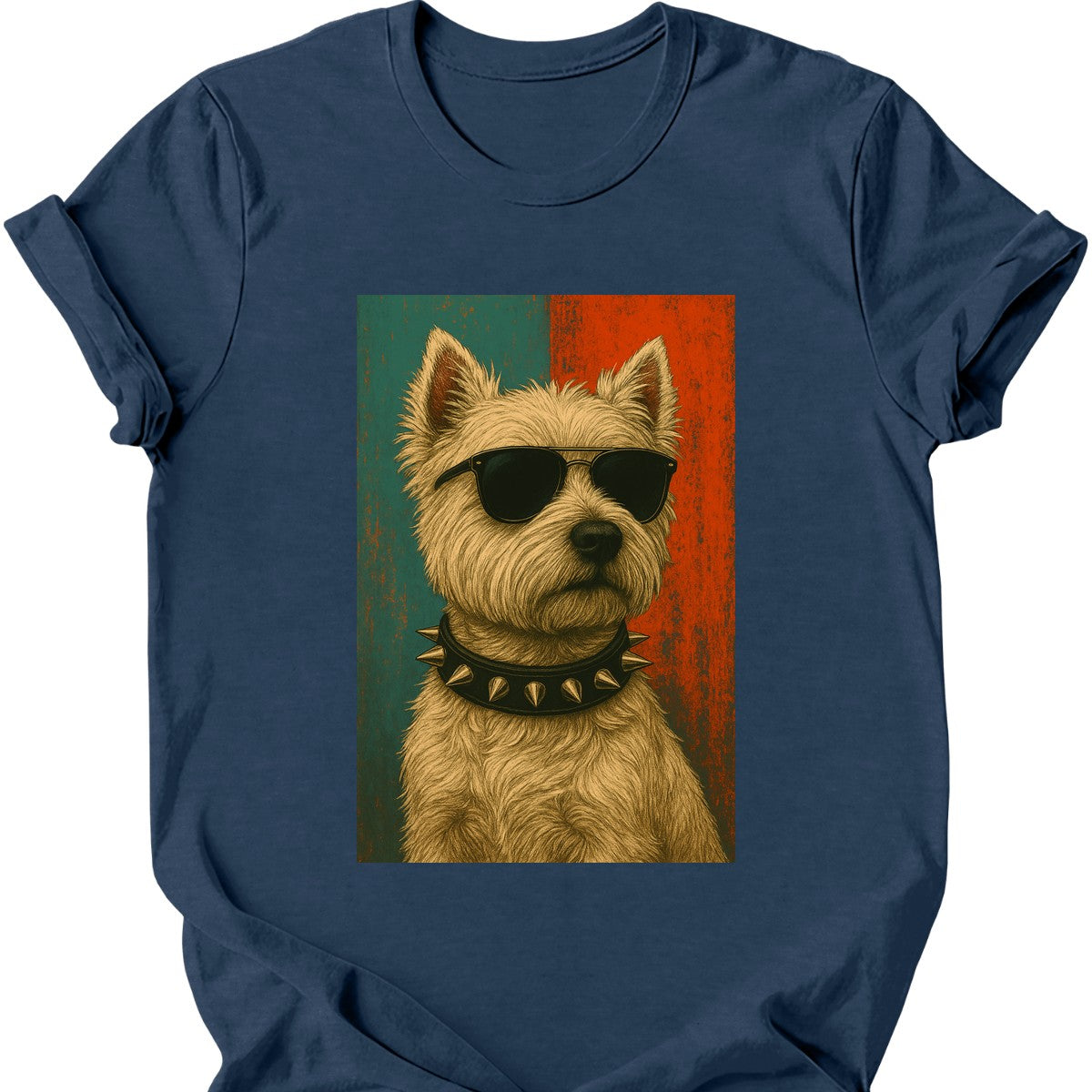 West Highland White Terrier - Punk Dog T-Shirt