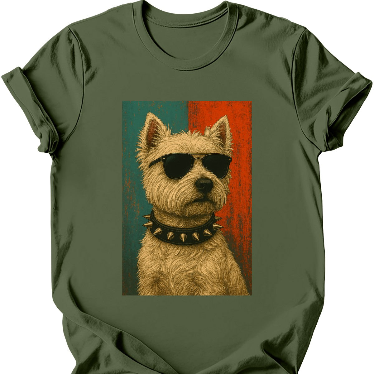 West Highland White Terrier - Punk Dog T-Shirt