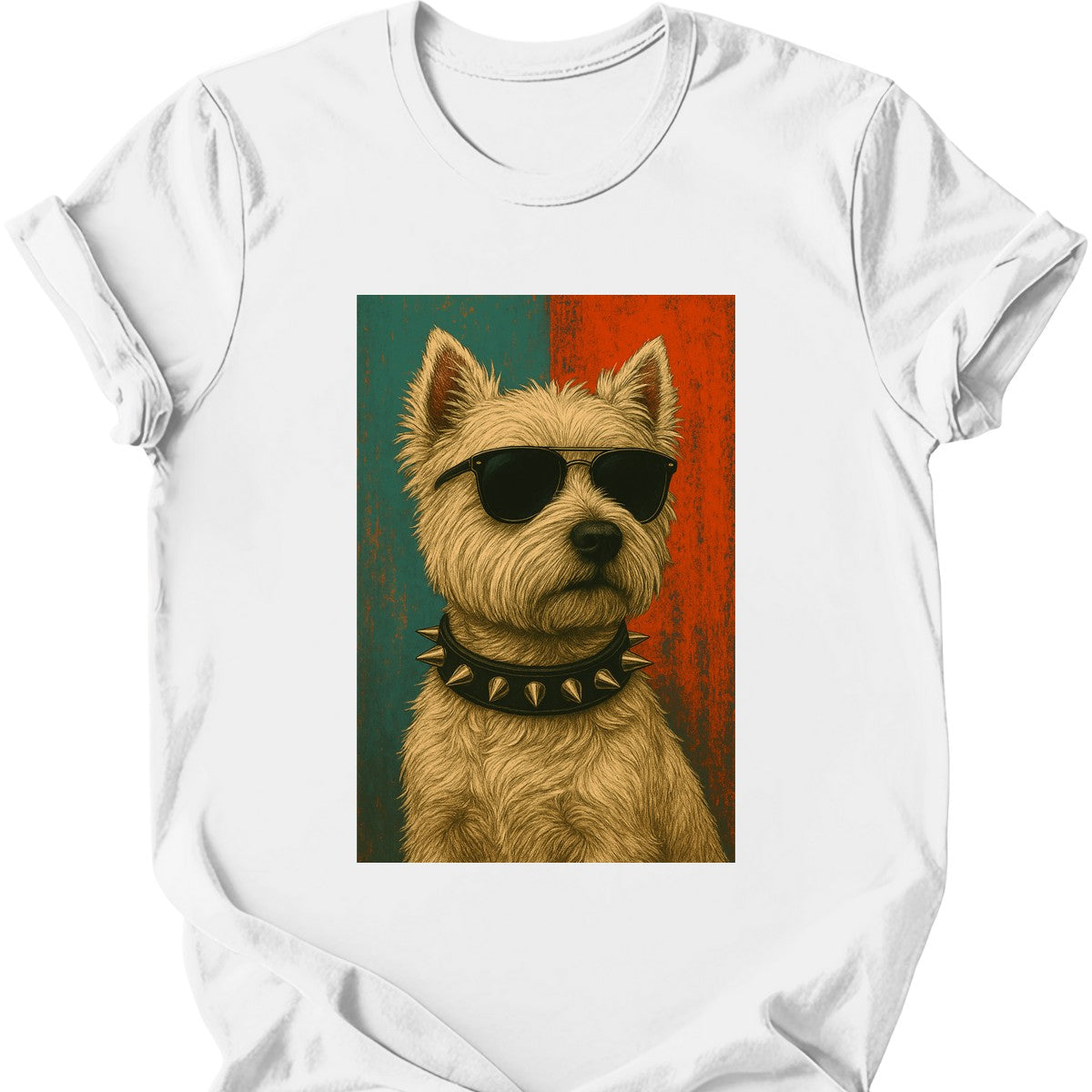 West Highland White Terrier - Punk Dog T-Shirt
