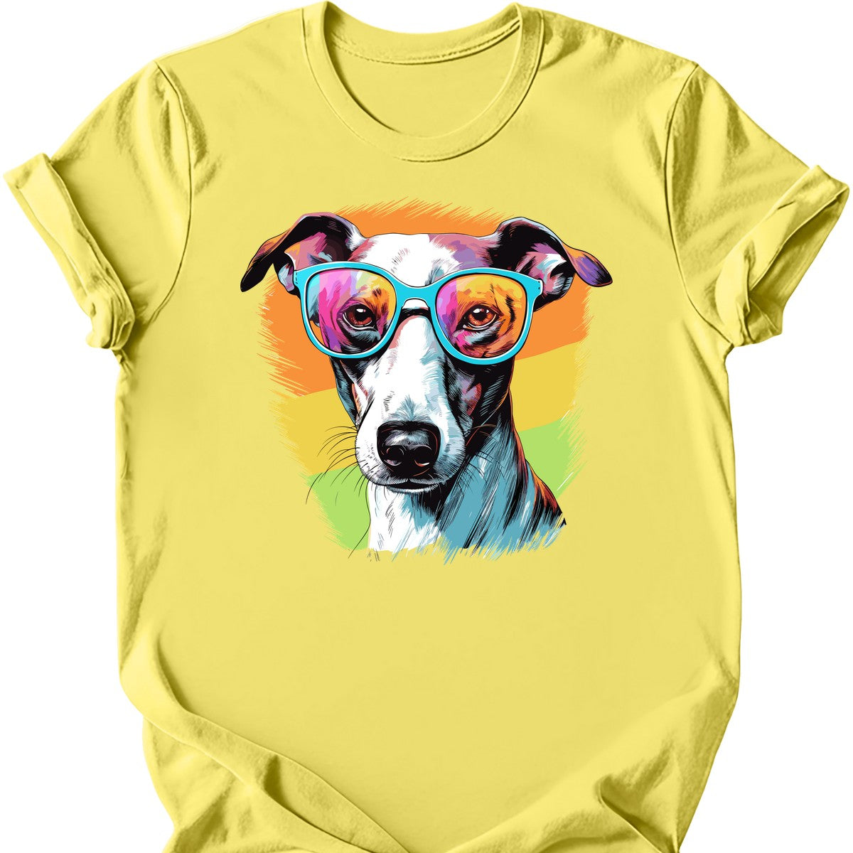 Whippet - Top Dog T-Shirt - Cornsilk