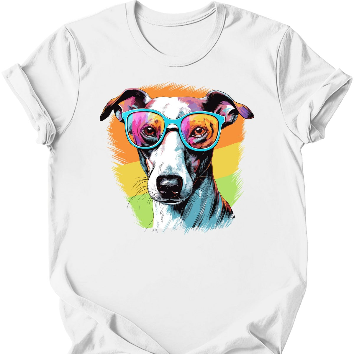 Whippet - Top Dog T-Shirt - White
