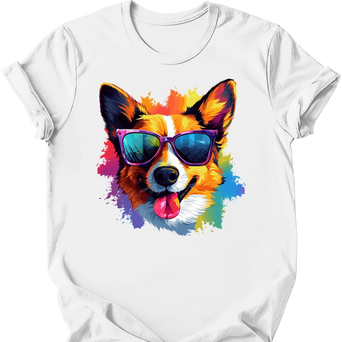 Welsh Corgi - Top Dog T-Shirt - White
