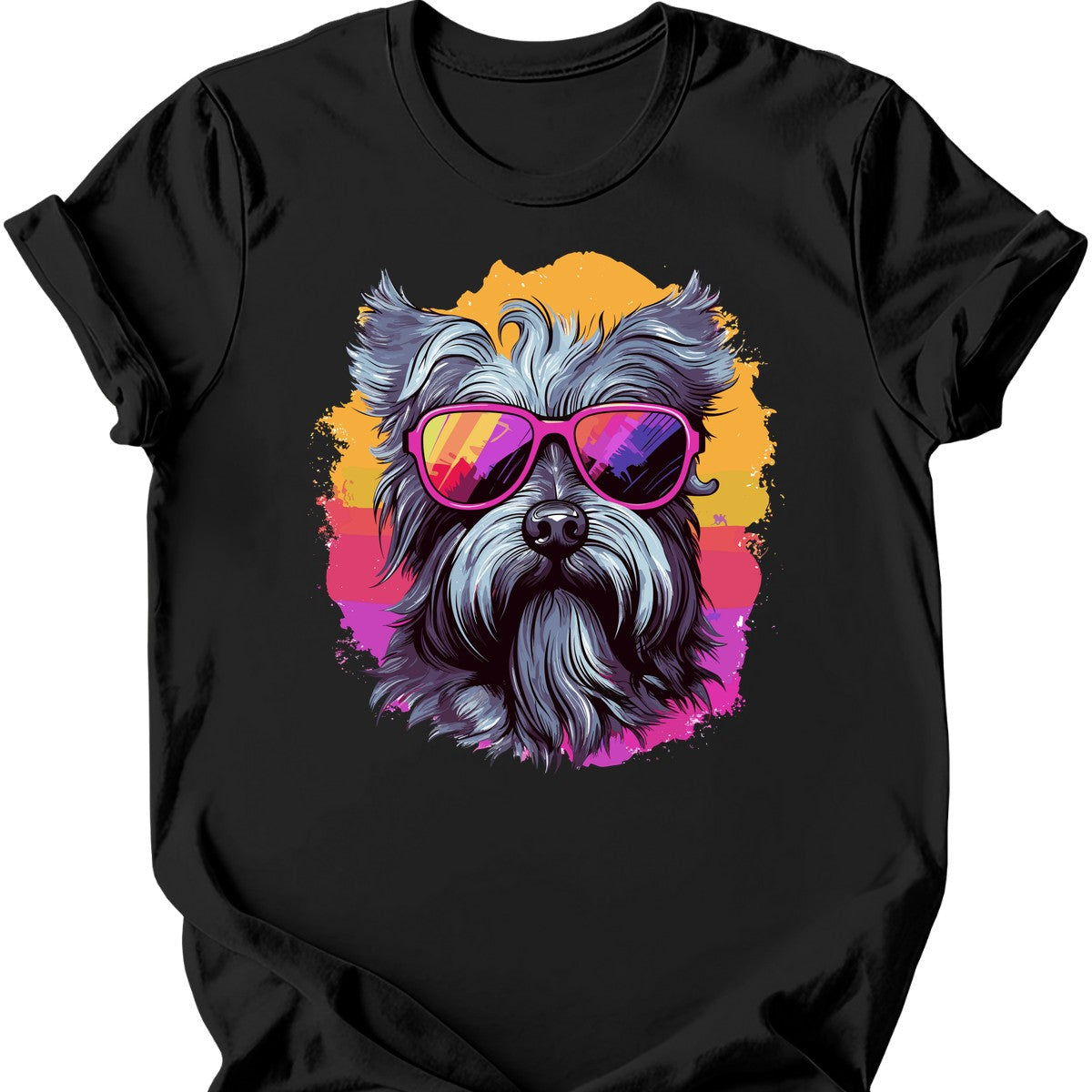 Skye Terrier - Top Dog T-Shirt - Black