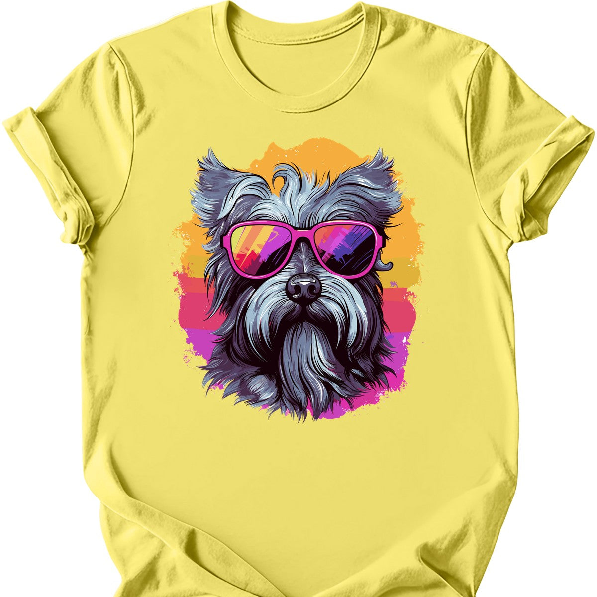 Skye Terrier - Top Dog T-Shirt - Cornsilk