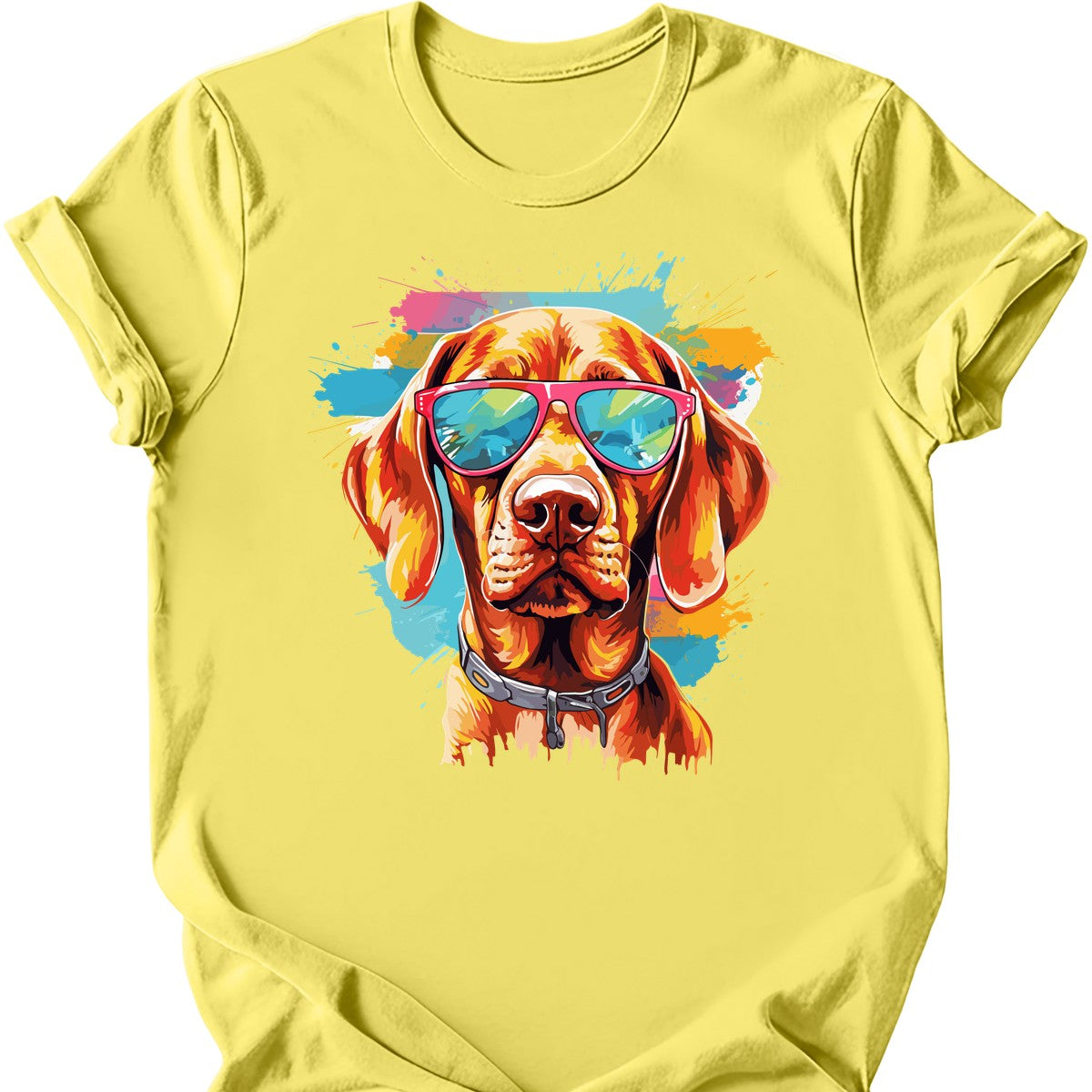 Vizsla - Top Dog T-Shirt - Cornsilk