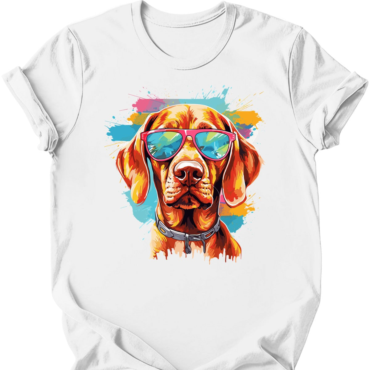 Vizsla - Top Dog T-Shirt - White