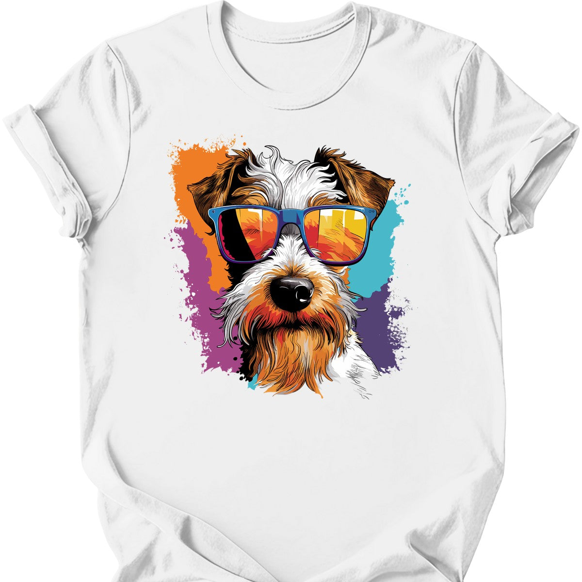 Wire Fox Terrier - Top Dog T-Shirt - White