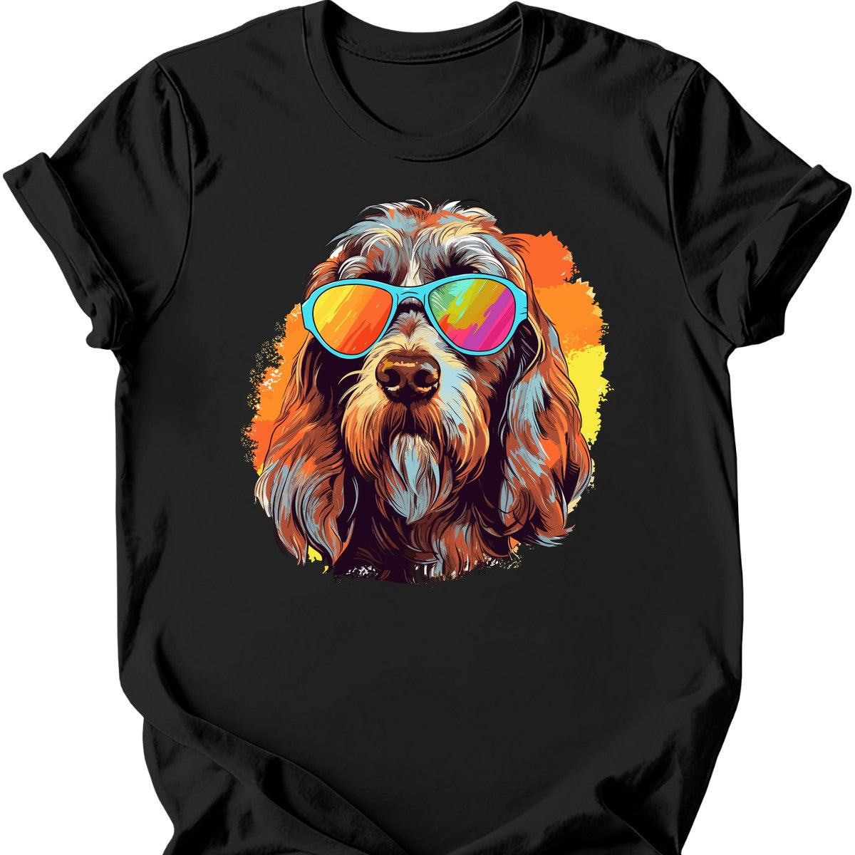 Spinone Italiano - Top Dog T-Shirt - Black