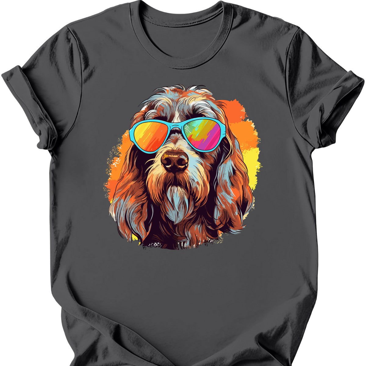 Spinone Italiano - Top Dog T-Shirt - Charcoal