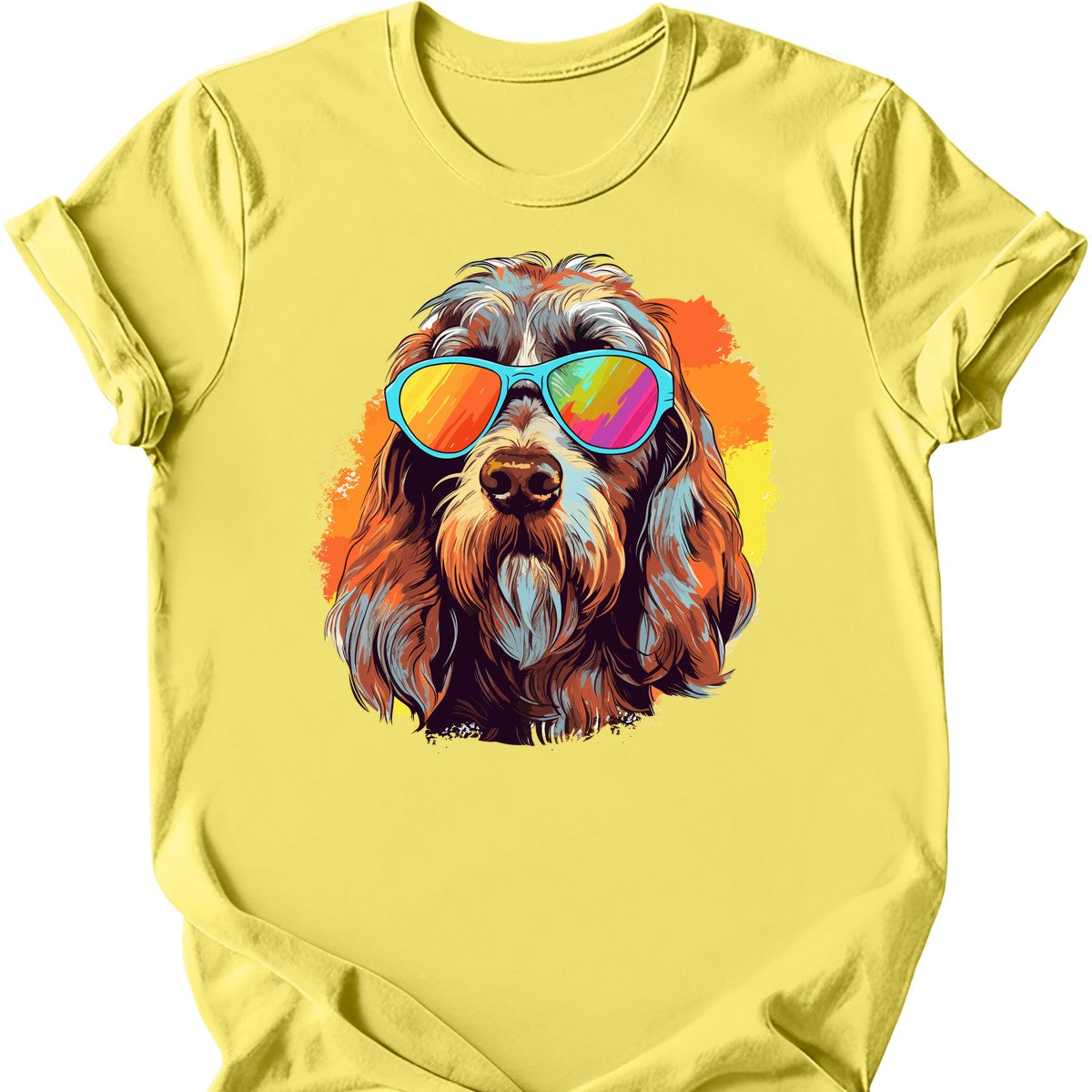 Spinone Italiano - Top Dog T-Shirt - Cornsilk
