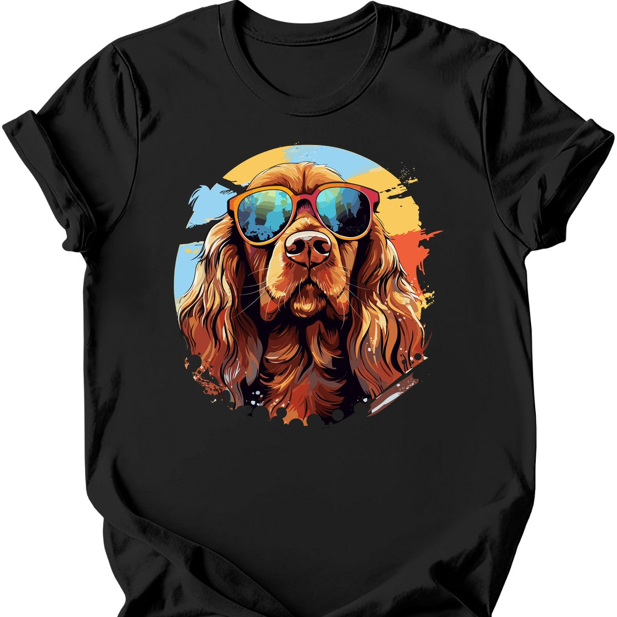 Sussex Spaniel - Top Dog T-Shirt - Black