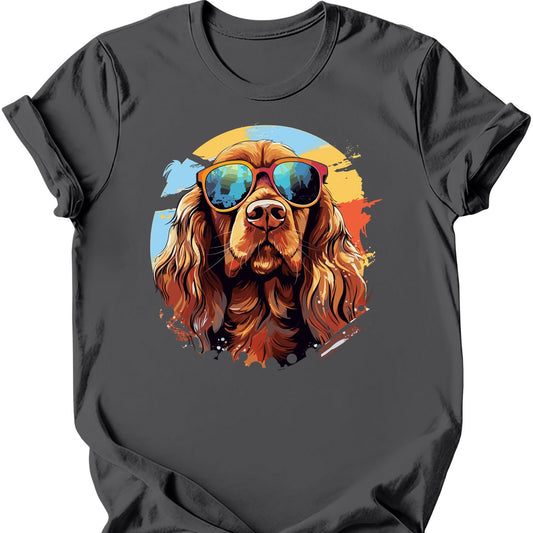 Sussex Spaniel - Top Dog T-Shirt - Charcoal