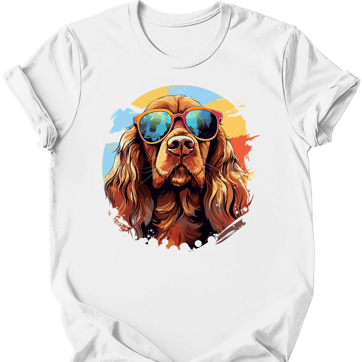 Sussex Spaniel - Top Dog T-Shirt - White