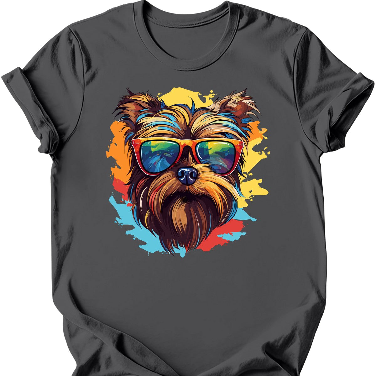 Yorkshire Terrier - Top Dog T-Shirt - Charcoal