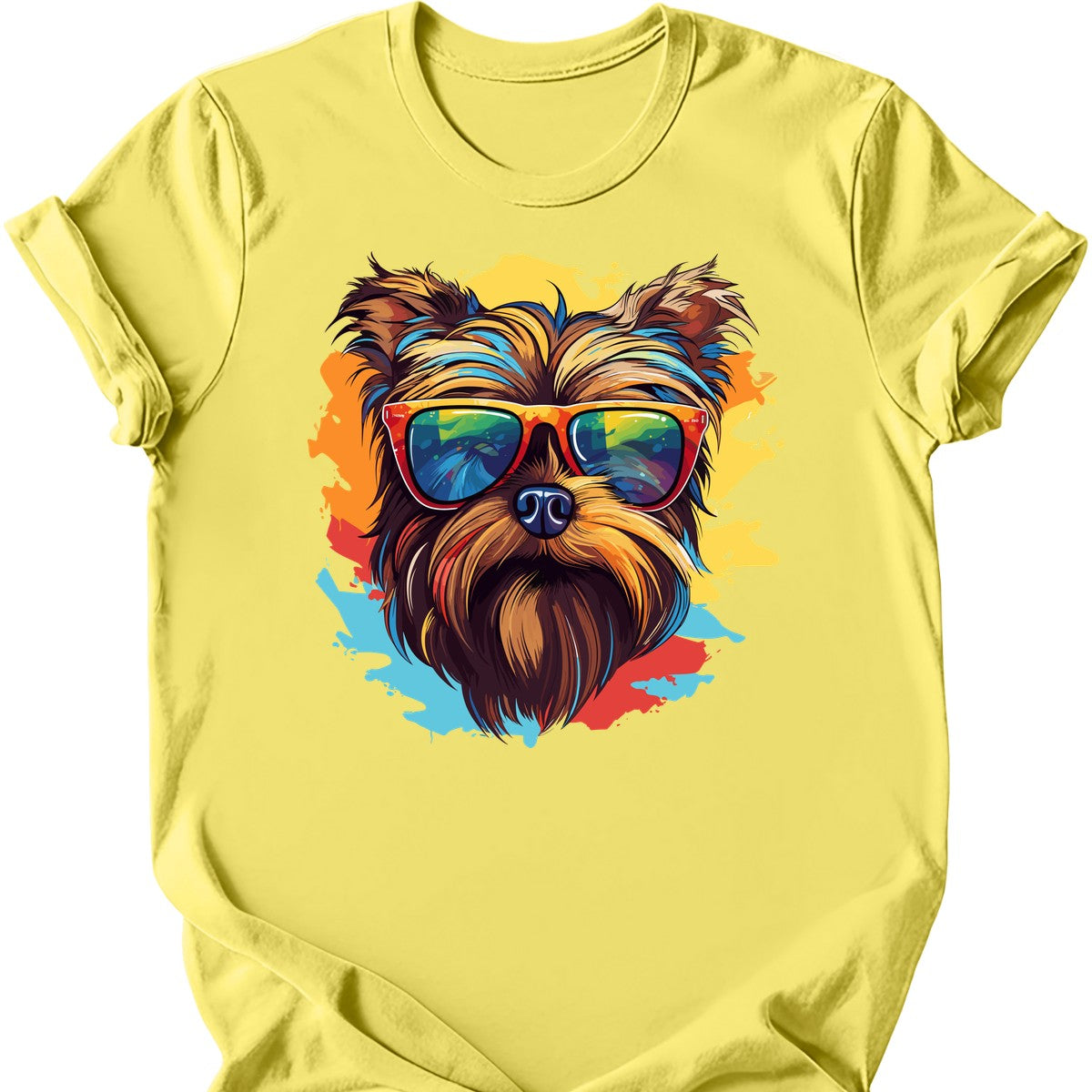 Yorkshire Terrier - Top Dog T-Shirt - Cornsilk