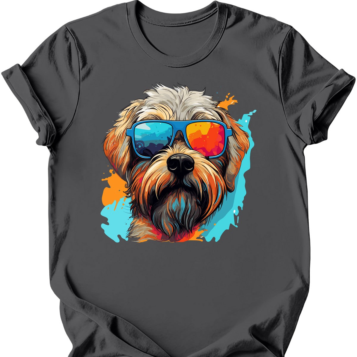 Soft Coated Wheaten Terrier - Top Dog T-Shirt - Charcoal