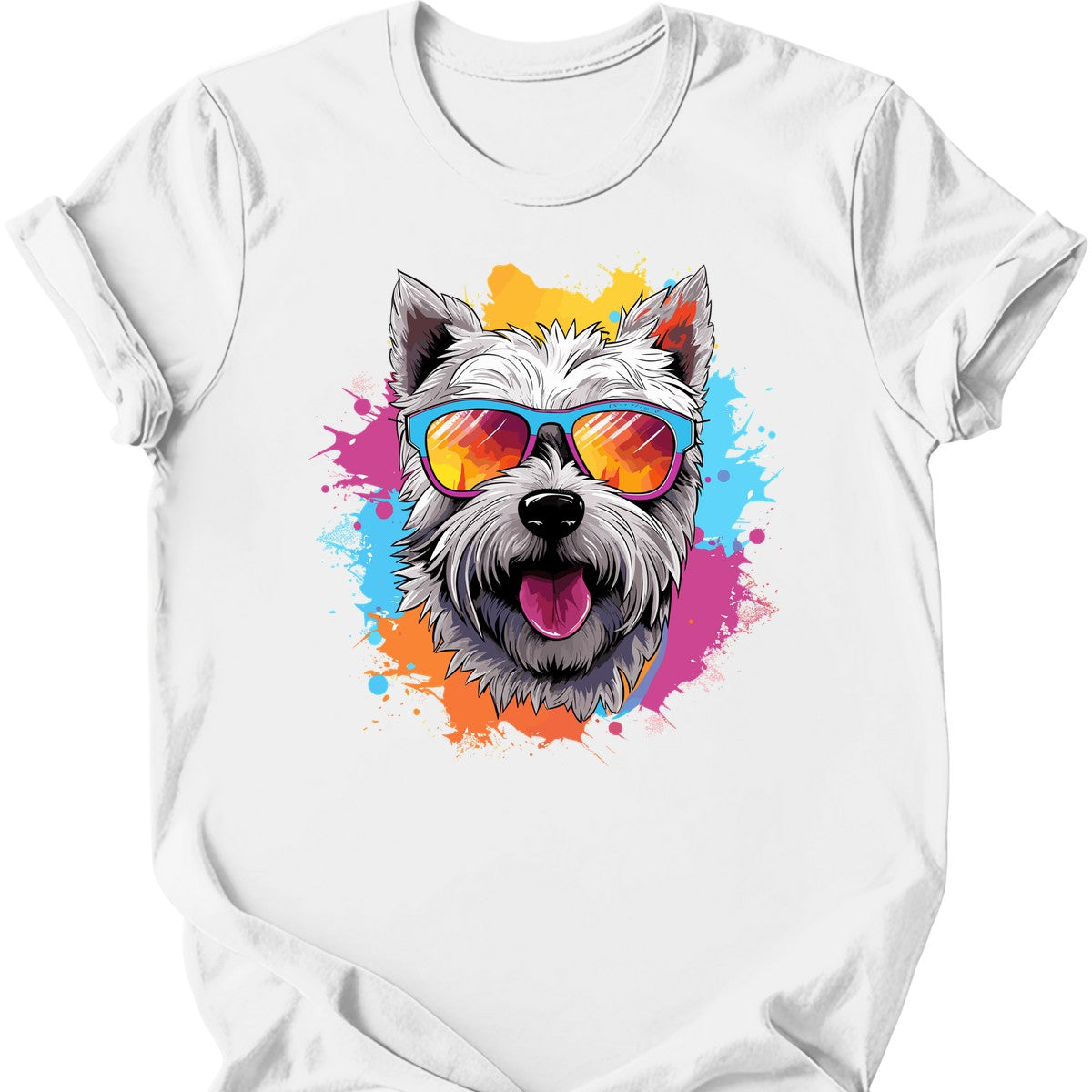 West Highland White Terrier - Top Dog T-Shirt - White
